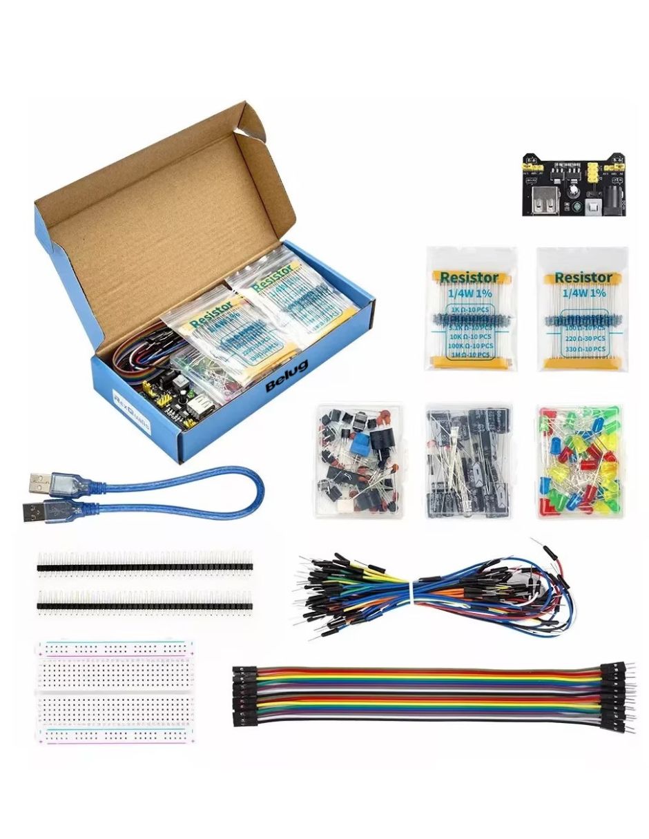 Kit Componentes Electrónicos para Arduino Raspberry