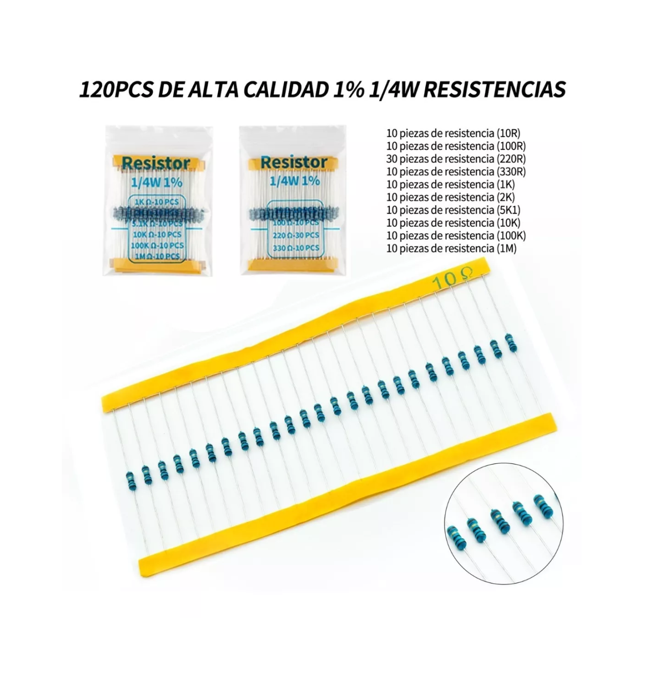 Foto 4 pulgar | Kit Componentes Electrónicos para Arduino Raspberry