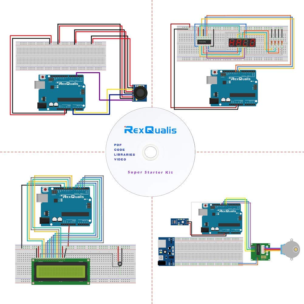 Foto 6 | Super Kit De Inicio Rexqualis Arduino Uno R3 Con Tutorial - Venta Internacional.