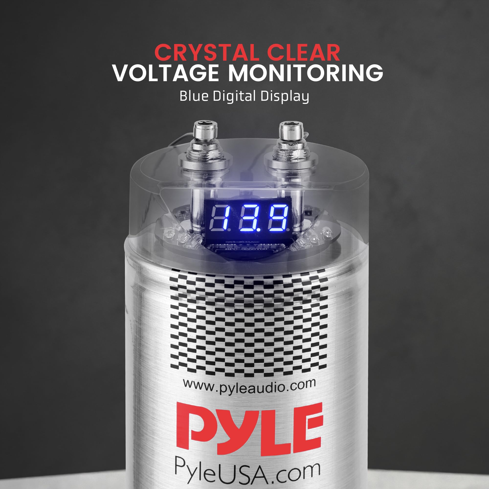 Foto 3 | Condensador De Potencia Pyle Plcape50 De 5,0 Faradios Con Pantalla Digital - Venta Internacional.