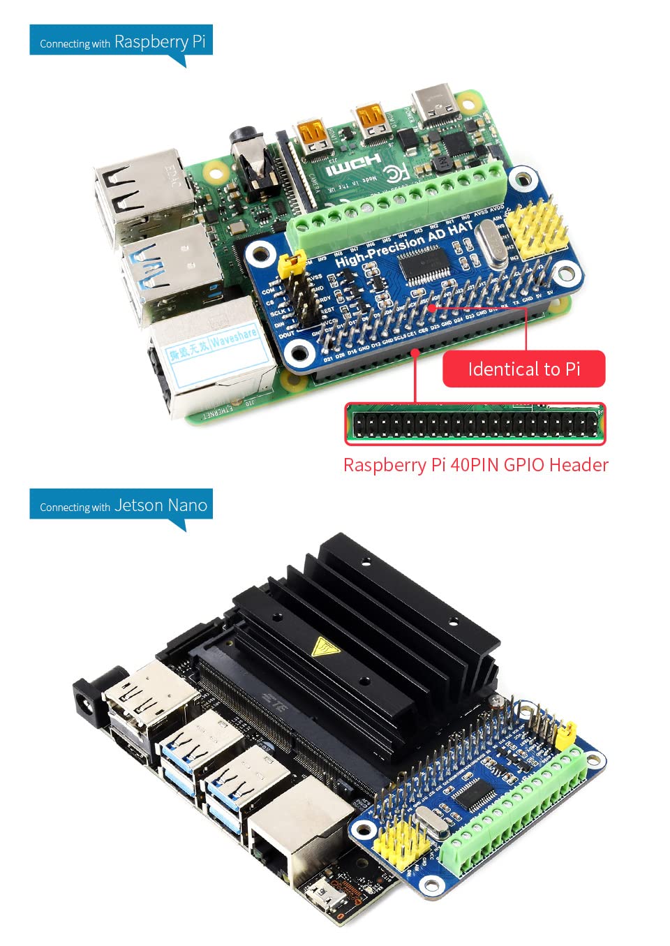 Foto 3 | Ad Hat Para Raspberry Pi 4b/3b+/3b/2b/cero/zero Con Cero Wh - Venta Internacional.