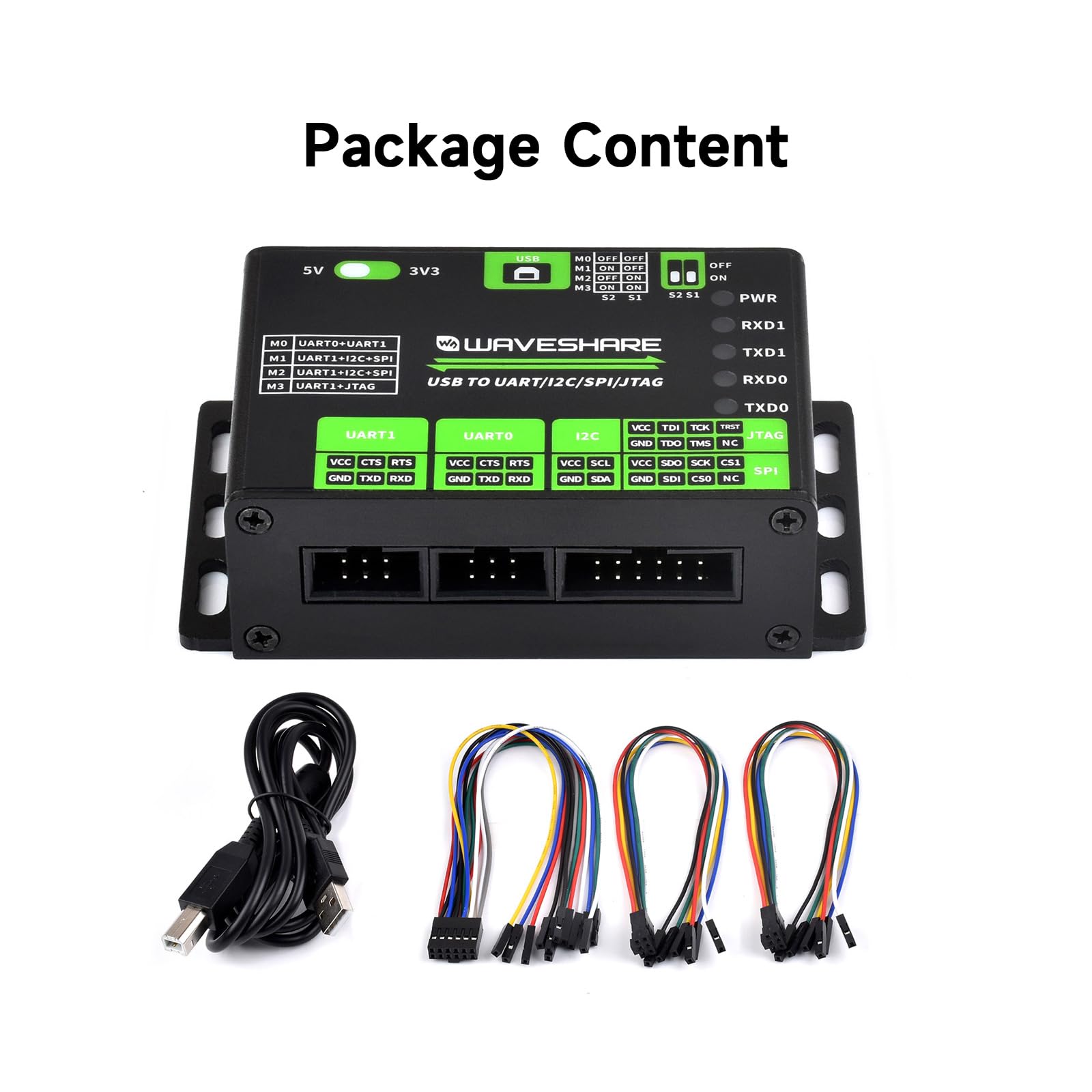 Foto 2 | Convertidor Usb A Uart/i2c/spi/jtag Waveshare - Venta Internacional.