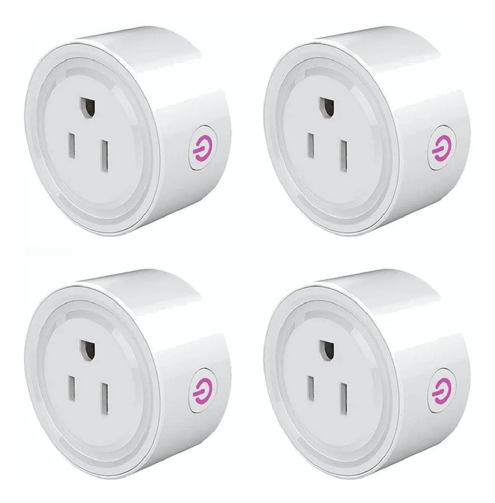 Foto 1 | Enchufe Inteligente Wifi Malubero color Blanco con 4 Piezas con App