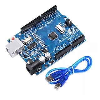 Foto 2 | Placa con Cable Usb Uno Smd Con Compatible Con Arduino Eo Safe Imports Esi-4095 Azul