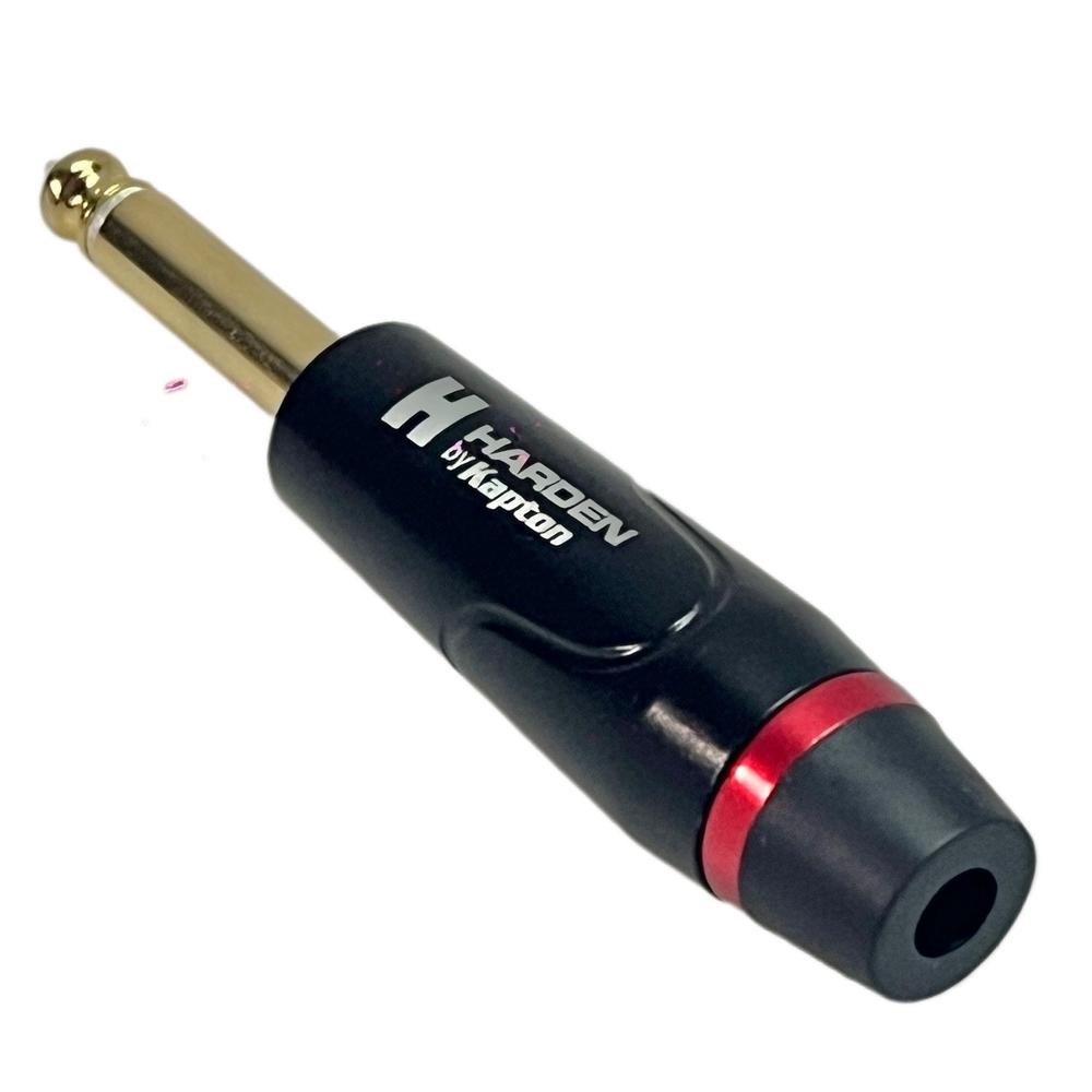 Foto 2 | Plug 6.3 Mm Mono Metal Rojo Oro Harden