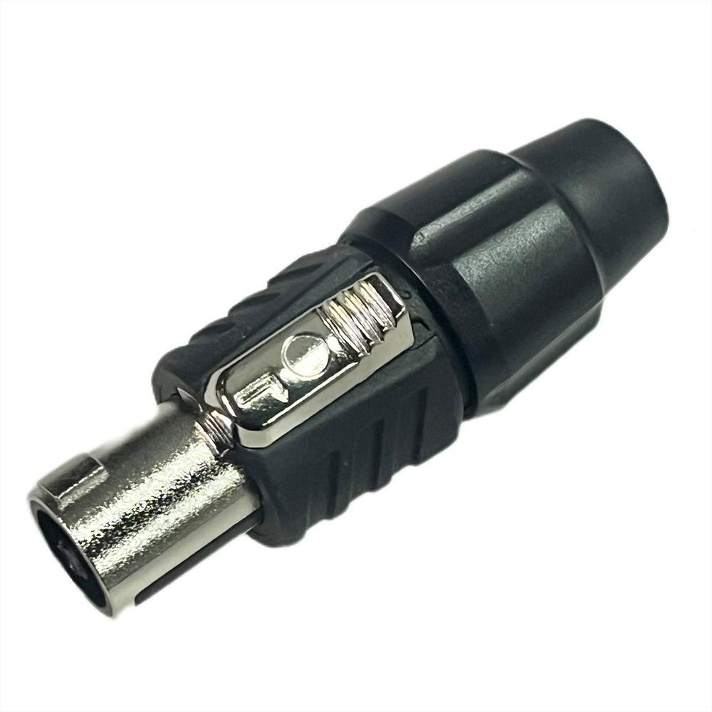 Foto 3 pulgar | Conector Speakon Harden Plug 4 Pin Metal Negro