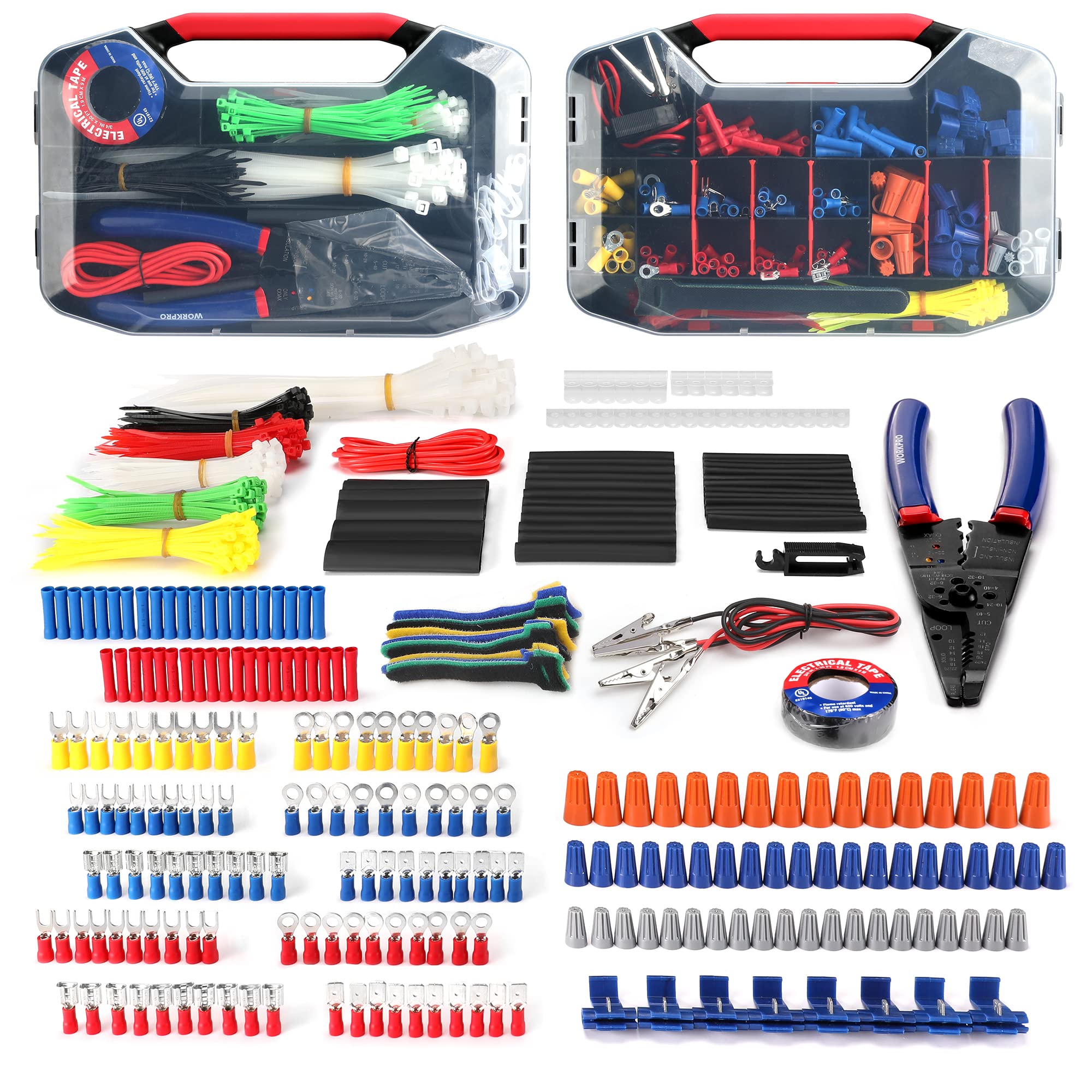 Foto 2 pulgar | Kit De Reparación Eléctrica Workpro De 582 Piezas Con Pelacables - Venta Internacional.