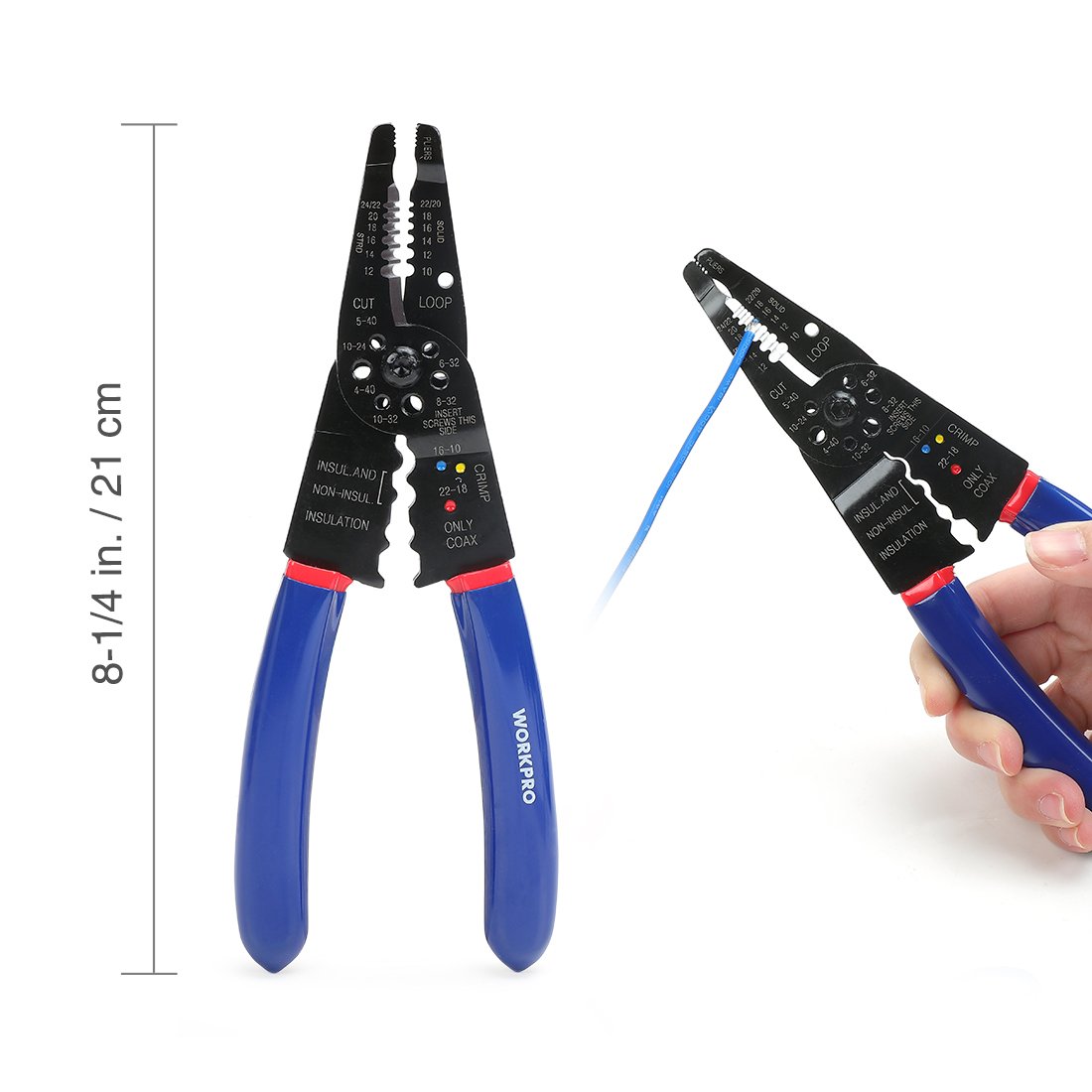 Foto 8 pulgar | Kit De Reparación Eléctrica Workpro De 582 Piezas Con Pelacables - Venta Internacional.