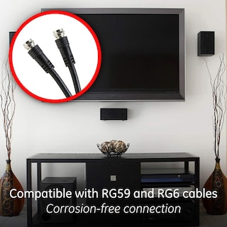 Foto 4 | Divisor De Cable Coaxial Ge Digital De 4 Vías, 2,5 Ghz, 5-2500 Mhz - Venta Internacional.