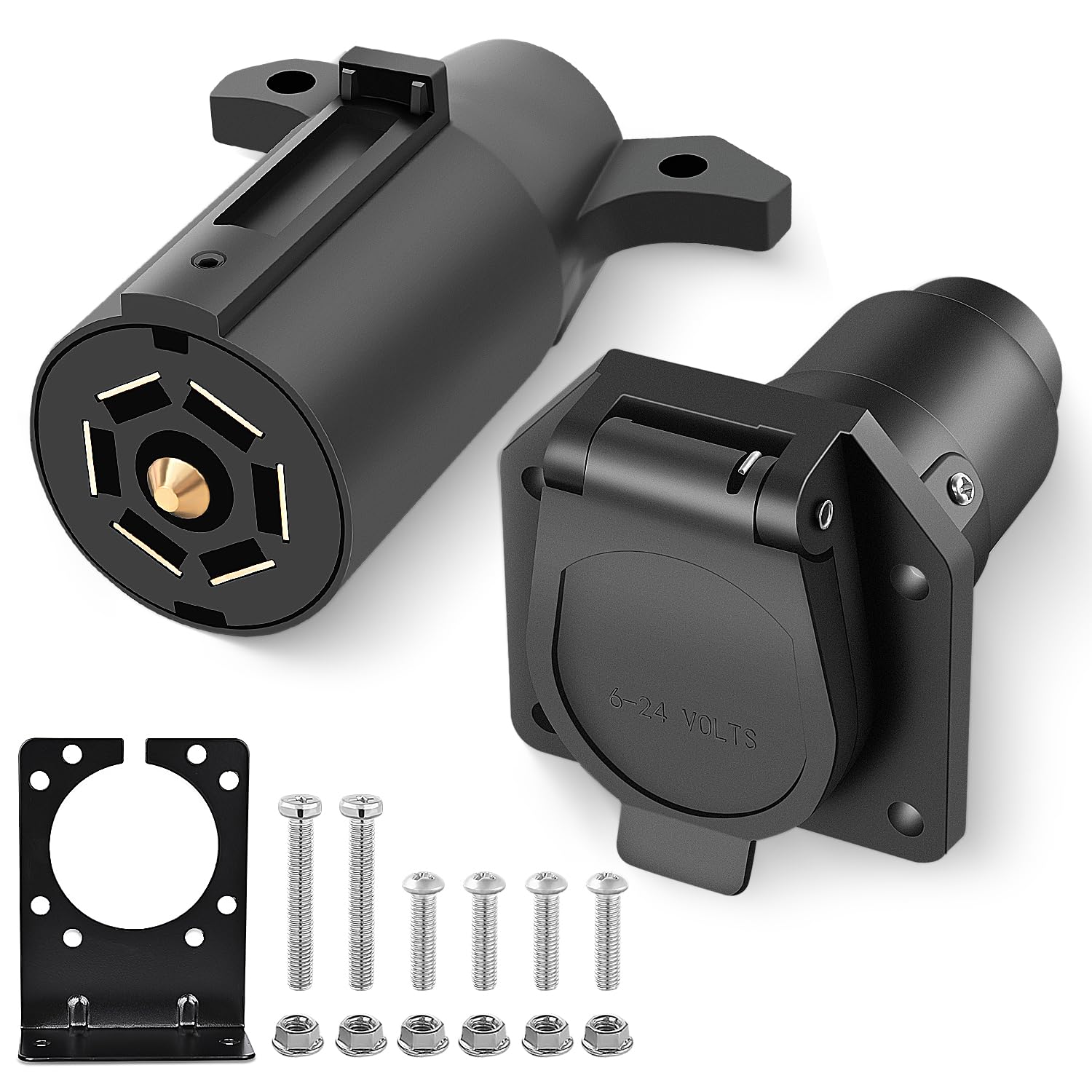 Adaptador De Cableado Para Remolque Nilight De 7 Vías Para Rv Blade A 6 Vías Redondas - Venta Internacional.