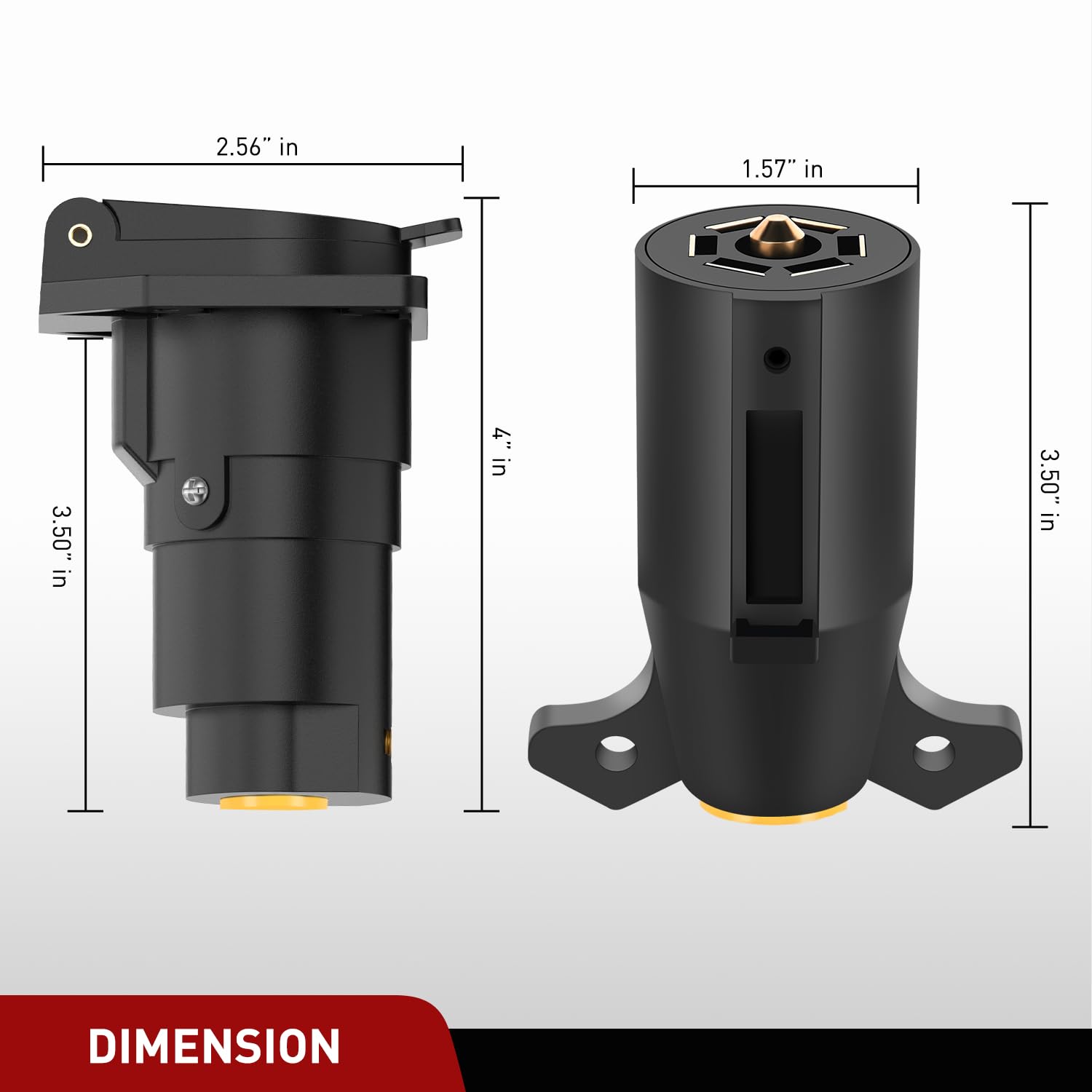 Foto 4 pulgar | Adaptador De Cableado Para Remolque Nilight De 7 Vías Para Rv Blade A 6 Vías Redondas - Venta Internacional.