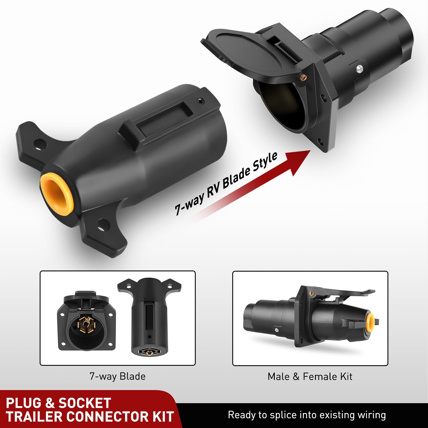 Foto 6 pulgar | Adaptador De Cableado Para Remolque Nilight De 7 Vías Para Rv Blade A 6 Vías Redondas - Venta Internacional.
