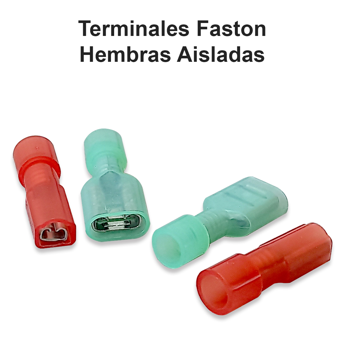 Foto 3 pulgar | Terminal Hembra Faston Aislada 2 Tamaños 14-16 Awg Steelpro