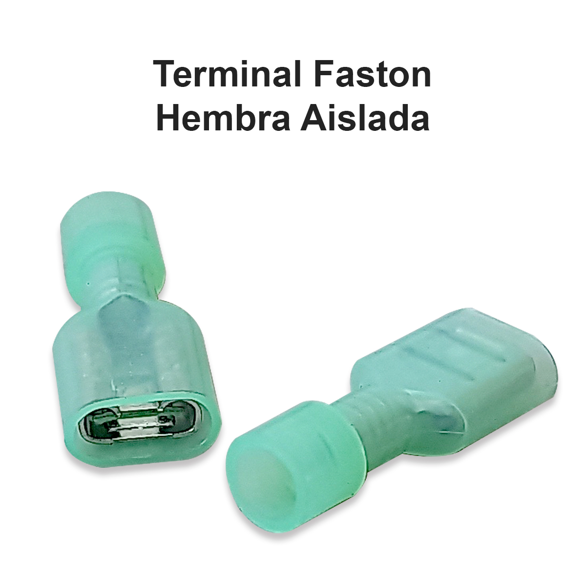 Foto 3 pulgar | Terminal Hembra Faston Aislada 14-16 Awg Steelpro