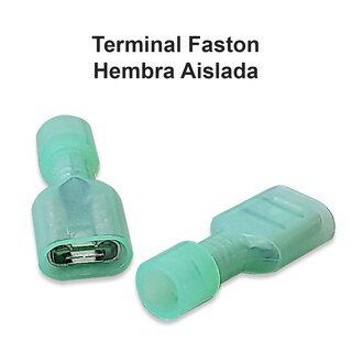 Foto 2 | Terminal Hembra Faston Aislada 14-16 Awg Steelpro