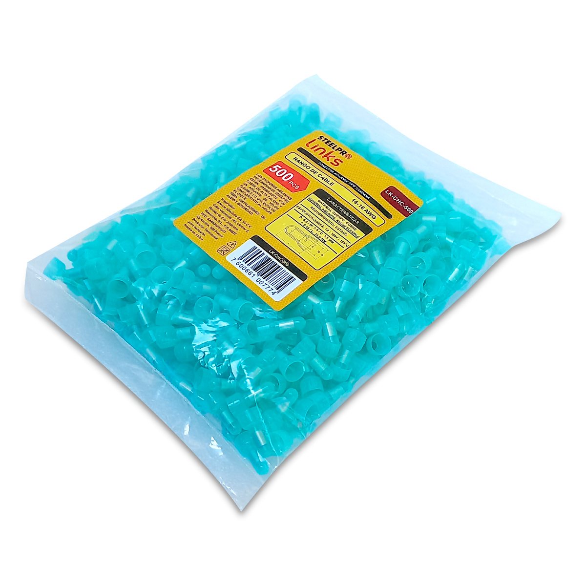Chupón Tipo Campana Para Instalación 14/16agw 500pz