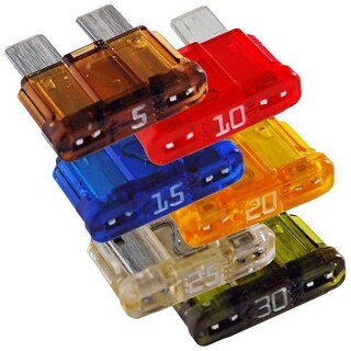 Foto 1 | Kit De Fusibles 5287 Atc Blue Sea Systems De 6 Piezas Con 5 A A 30 A - Venta Internacional.