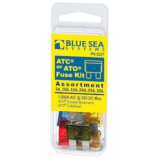 Foto 2 | Kit De Fusibles 5287 Atc Blue Sea Systems De 6 Piezas Con 5 A A 30 A - Venta Internacional.