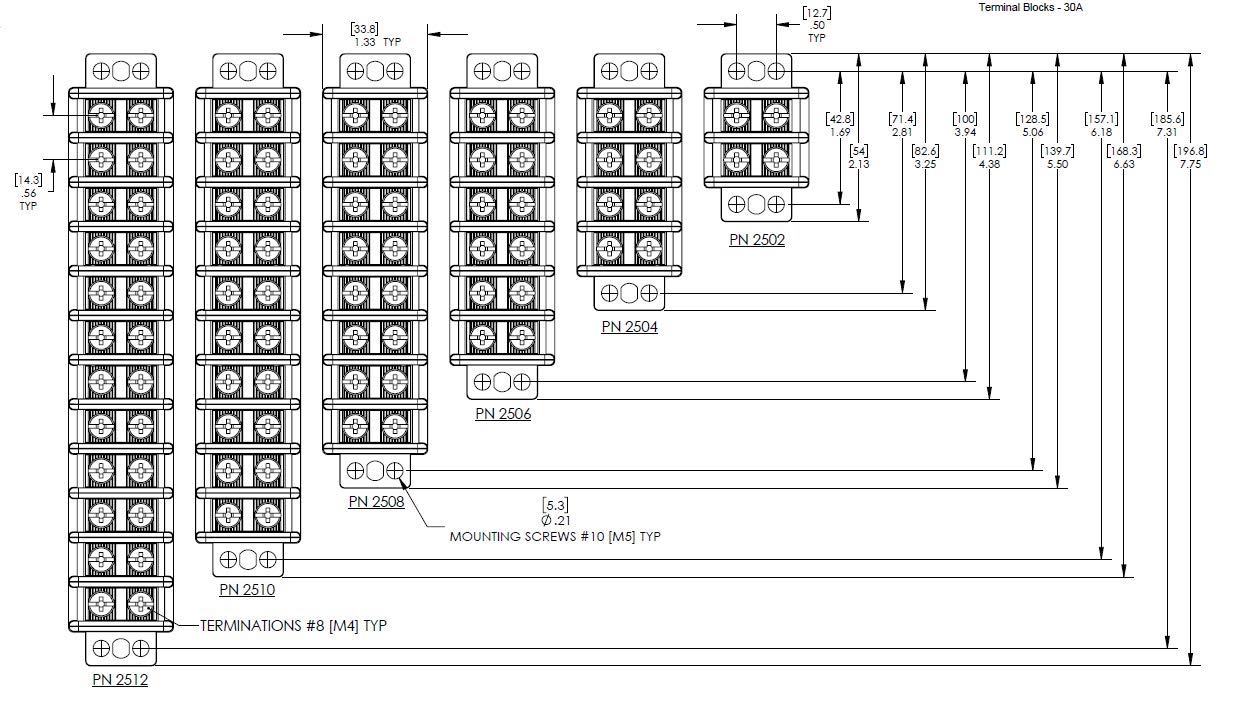 Foto 2 | Bloque De Terminales Blue Sea Systems 2512 12 Circuit 30a - Venta Internacional.