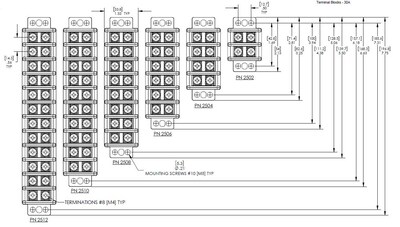 Foto 2 | Bloque De Terminales Blue Sea Systems 2512 12 Circuit 30a - Venta Internacional.