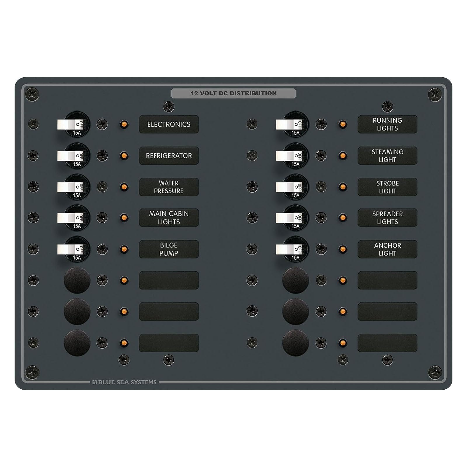 Foto 1 | Panel Dc Blue Sea Systems 8377, 16 Posiciones, 100 A, Con Metros - Venta Internacional.