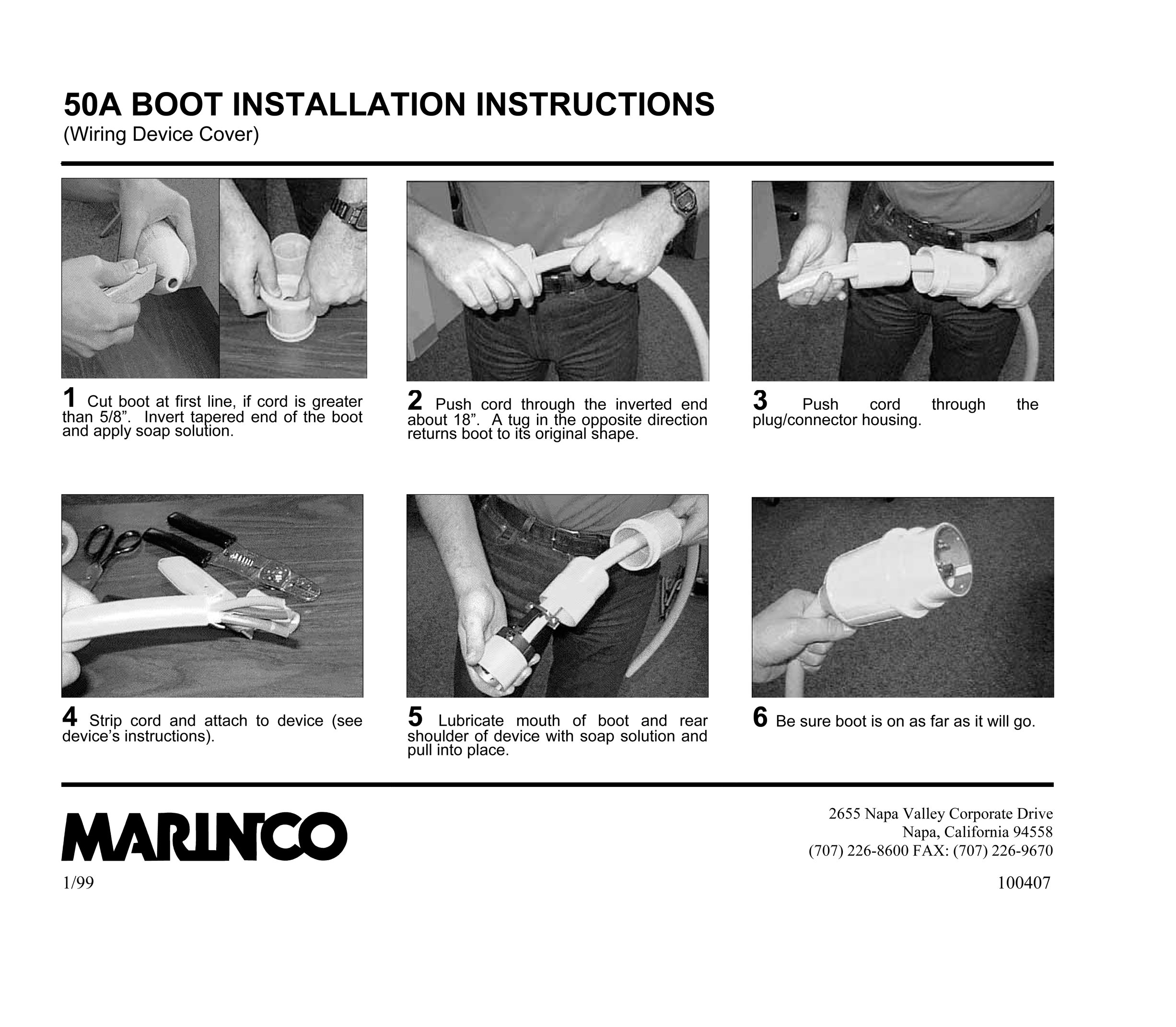 Foto 3 | Funda Impermeable Para Marinco Marine Electrical Conn De 50 Amperios - Venta Internacional.