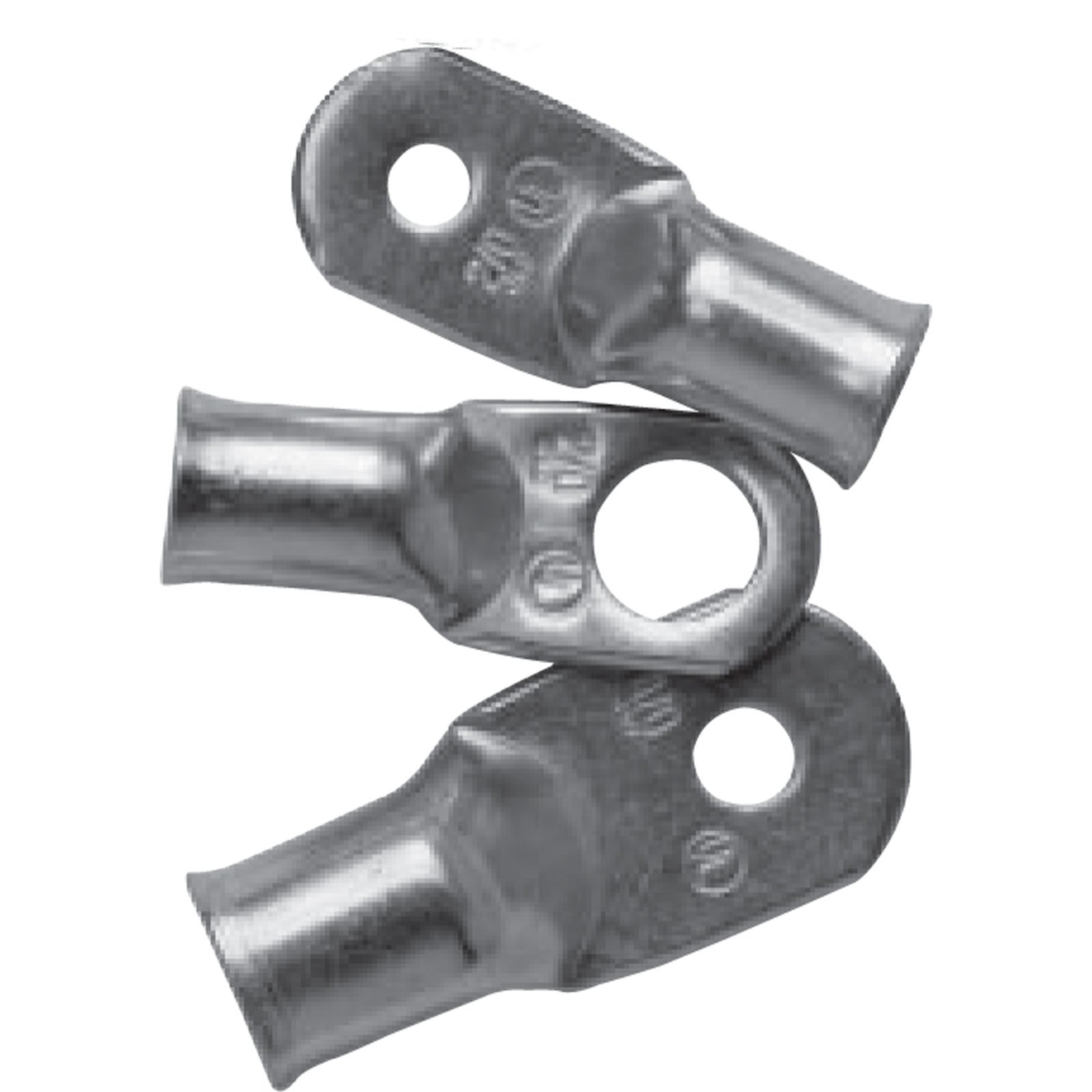 Foto 2 pulgar | Arandelas Eléctricas De Cobre Estañado De Alta Resistencia, 4 Awg, Paquete De 100 - Venta Internacional.