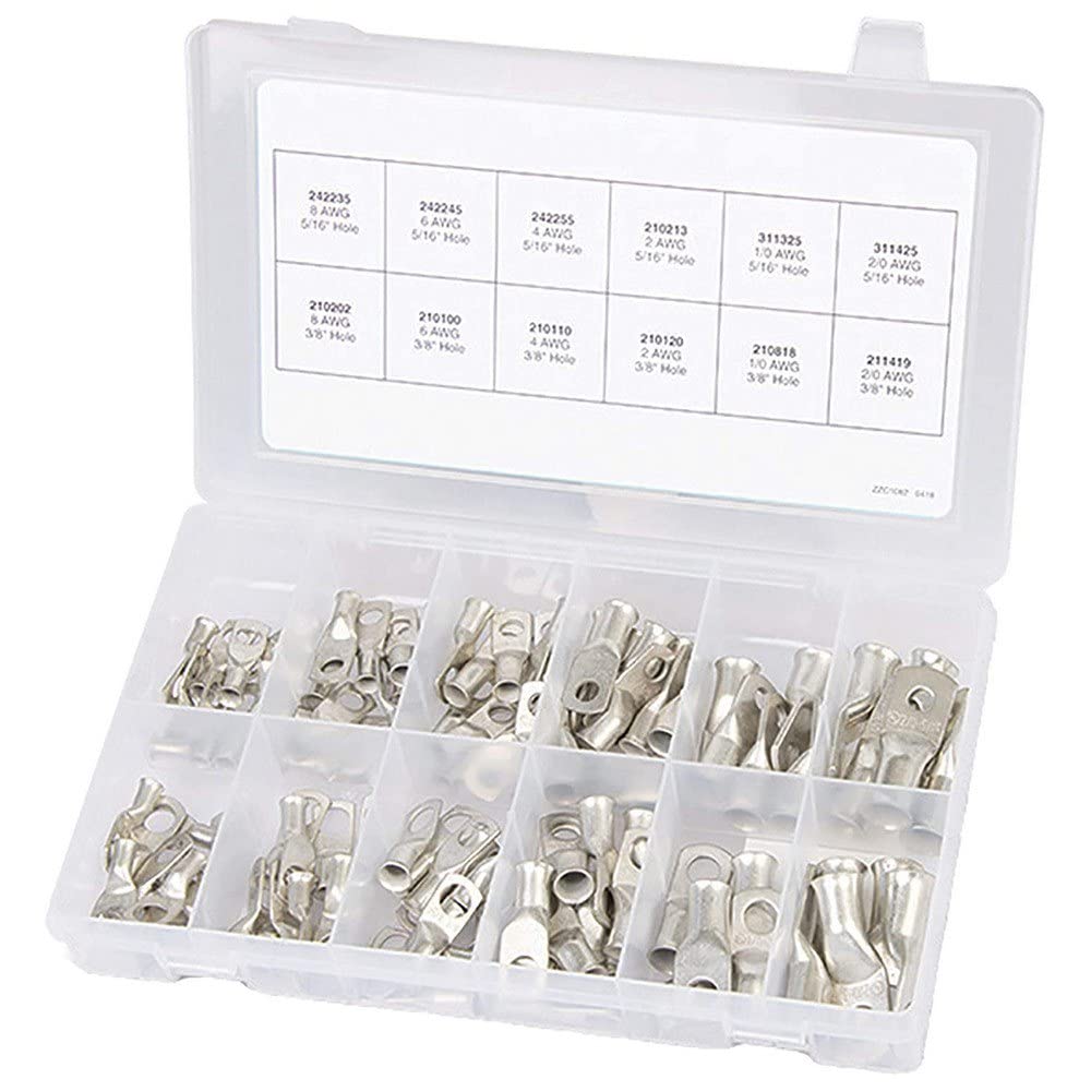 Foto 1 | Kit Ancor 255101 De Orejetas De Cobre Estañado Con Grado Marino 10-2/0 A - Venta Internacional.