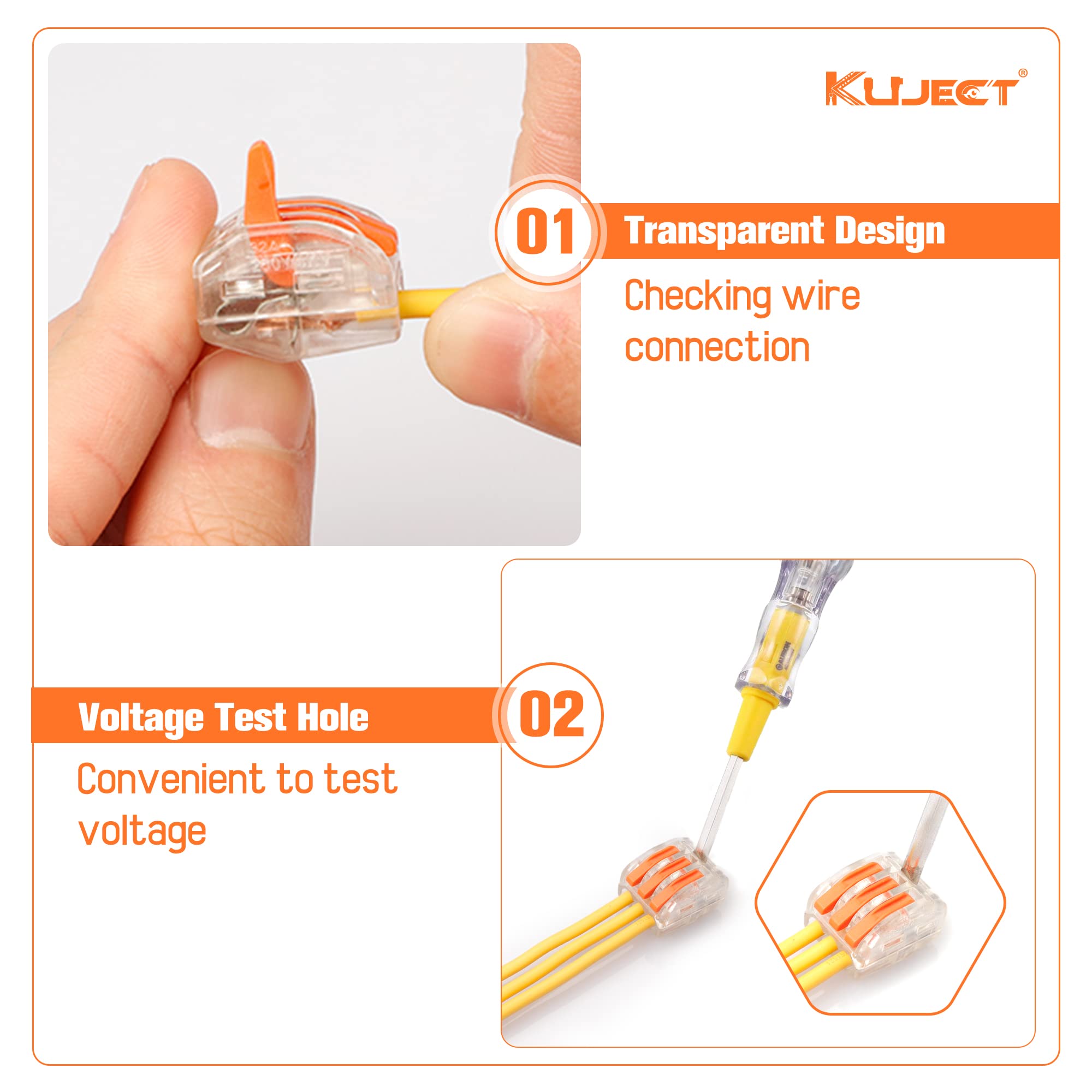 Foto 4 pulgar | Kit De Conectores Y Tuercas Kuject 150 Piezas Con Conductor 2/3/4/5/8 - Venta Internacional.