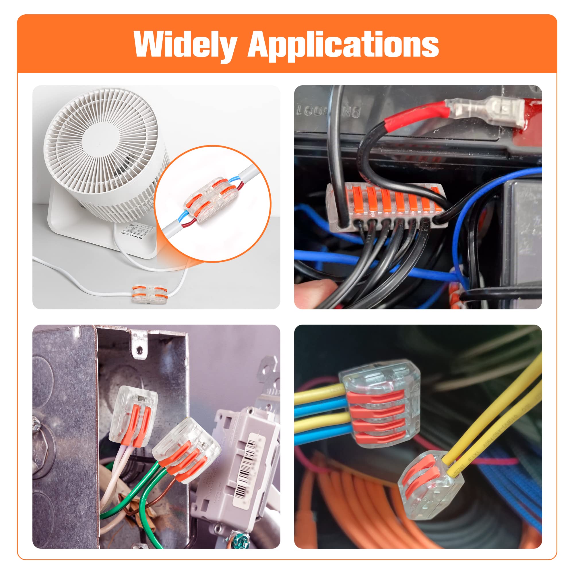 Foto 6 | Kit De Conectores Y Tuercas Kuject 150 Piezas Con Conductor 2/3/4/5/8 - Venta Internacional.