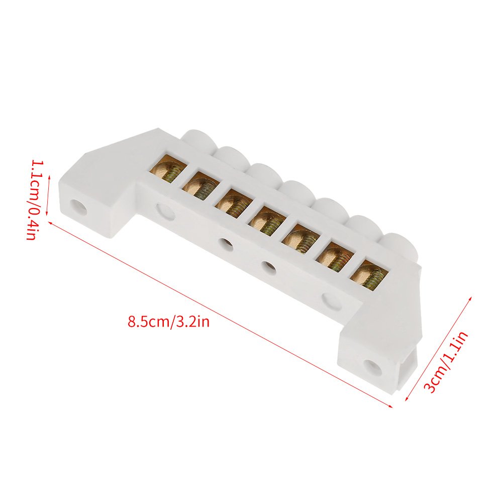Foto 3 pulgar | Bloques De Terminales Hilitand Con Diseño De Puente De 7 Orificios, 10 Unidades - Venta Internacional.