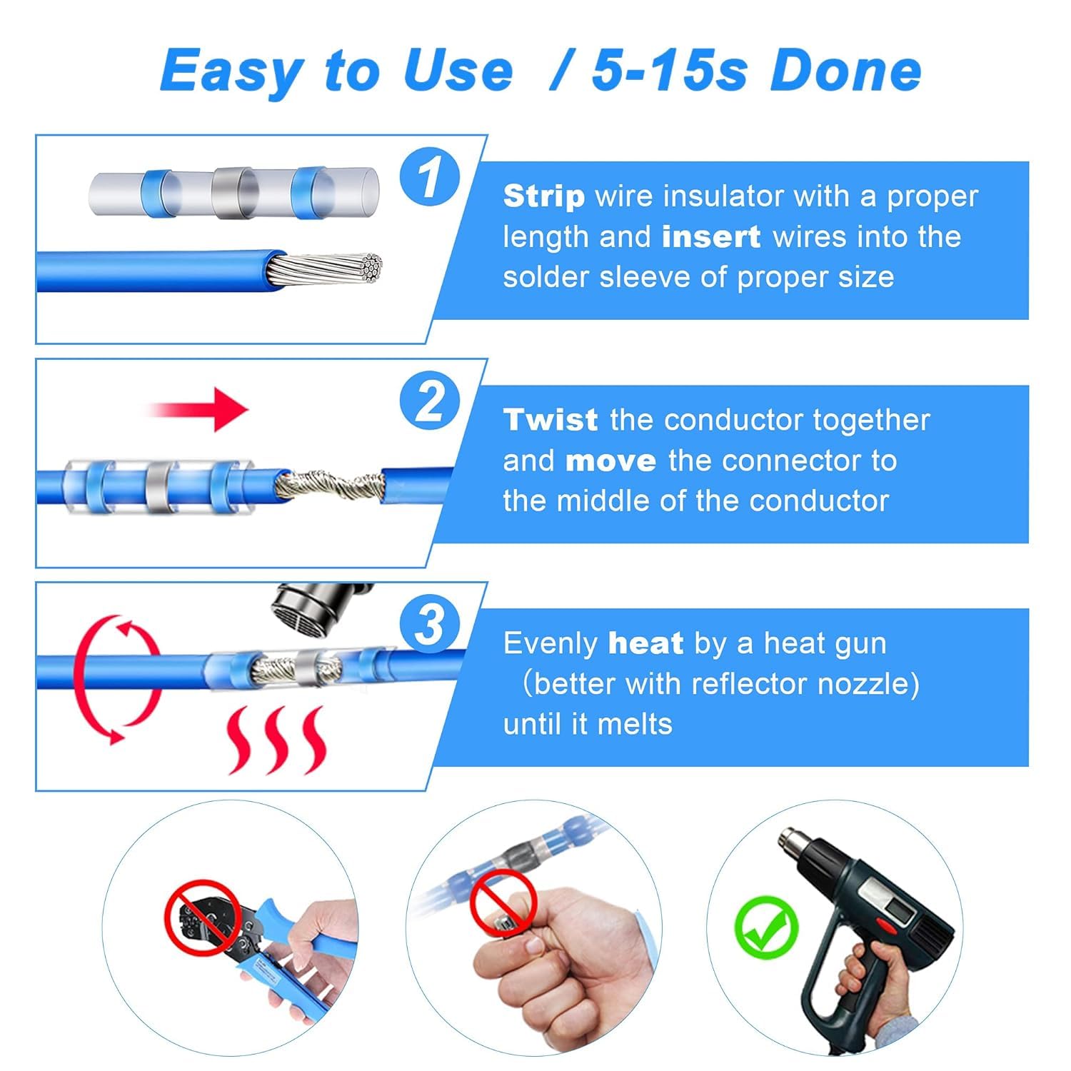 Foto 6 pulgar | Kit De Conectores De Cables De Sellado De Soldadura Kuject 600pcs Para Automoción - Venta Internacional.