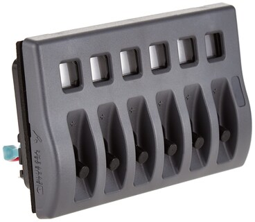 Foto 1 | Panel De Conmutación Blue Sea Systems Weatherdeck 4307 12 V Dc 6 Pos - Venta Internacional.