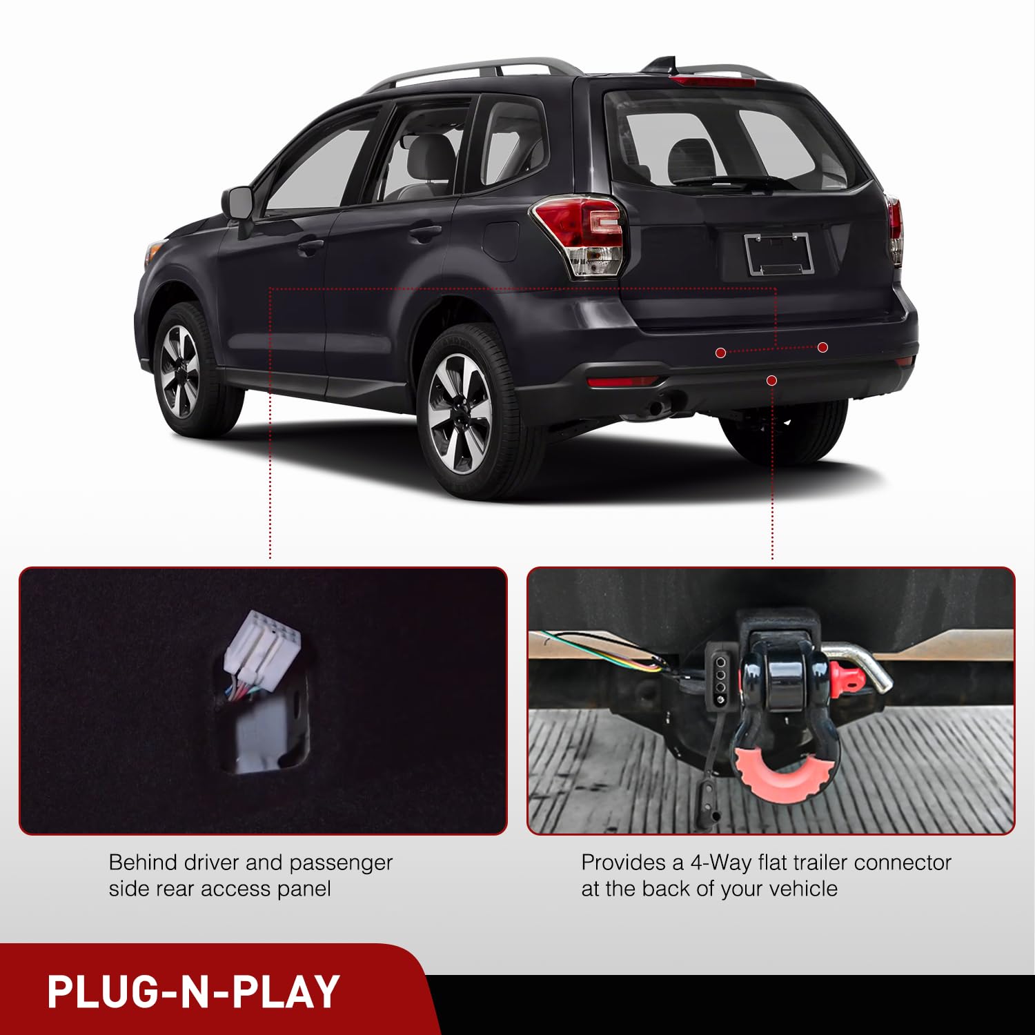 Foto 4 pulgar | Kit De Arnés De Cableado Para Remolque Nilight 56040 Para Subaru - Venta Internacional.