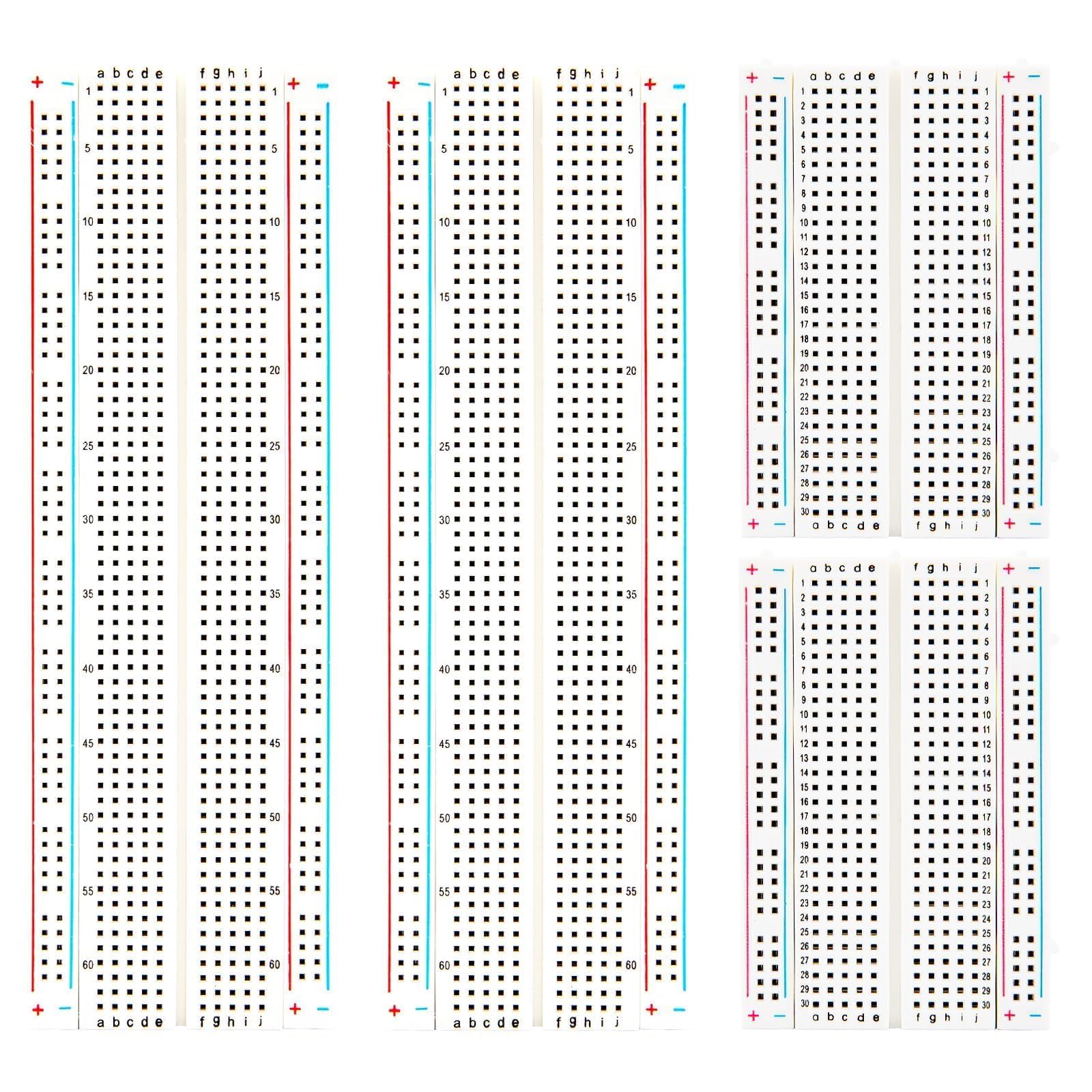 Foto 1 | Kit De Placa De Pruebas Elegoo 830 Puntos X2 Y 400 Puntos X2 Para Arduino - Venta Internacional.