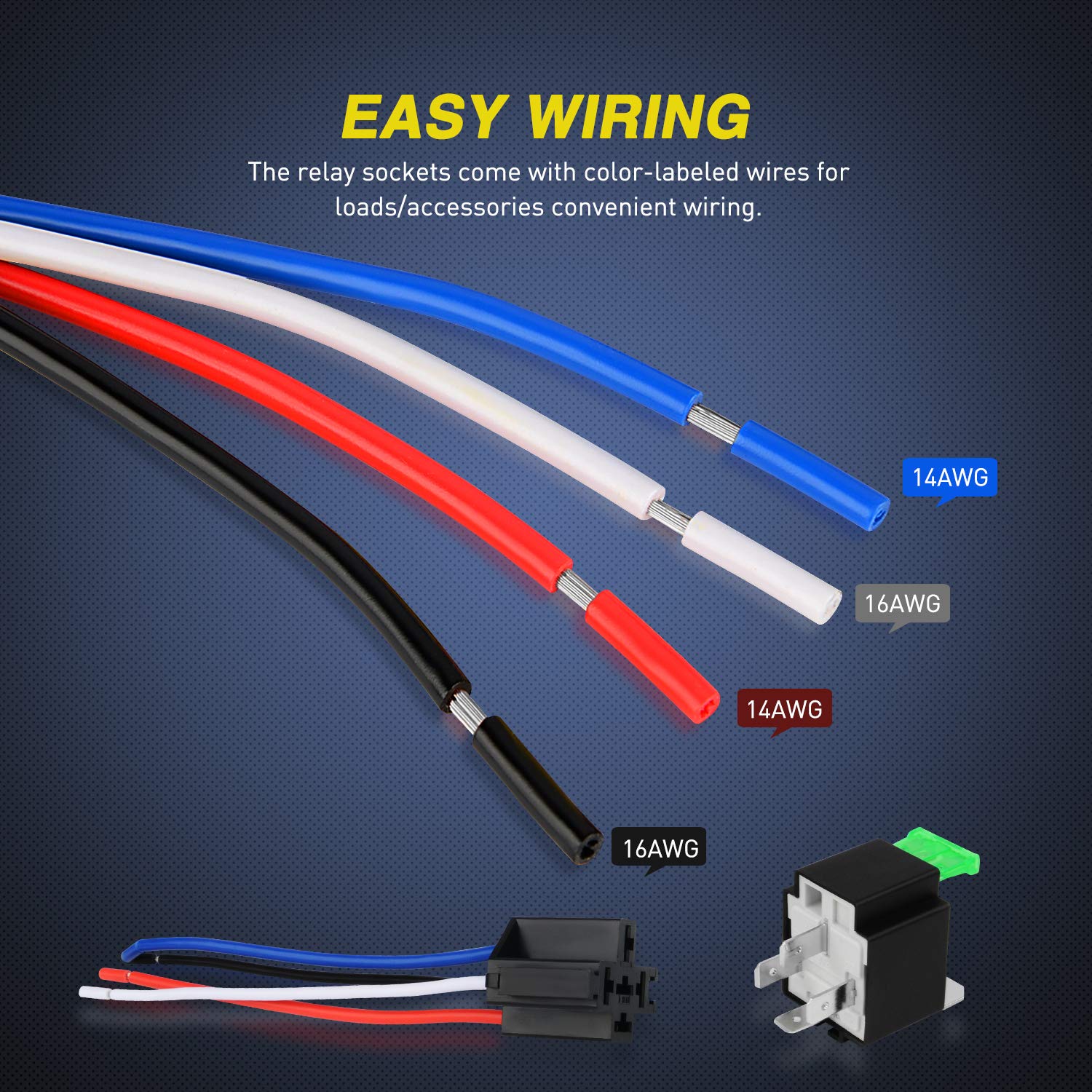 Foto 5 pulgar | Kit De Fusibles Y Relés Nilight 50023r, Paquete De 5 Unidades, 30 A, Para Coche Y Camión - Venta Internacional.
