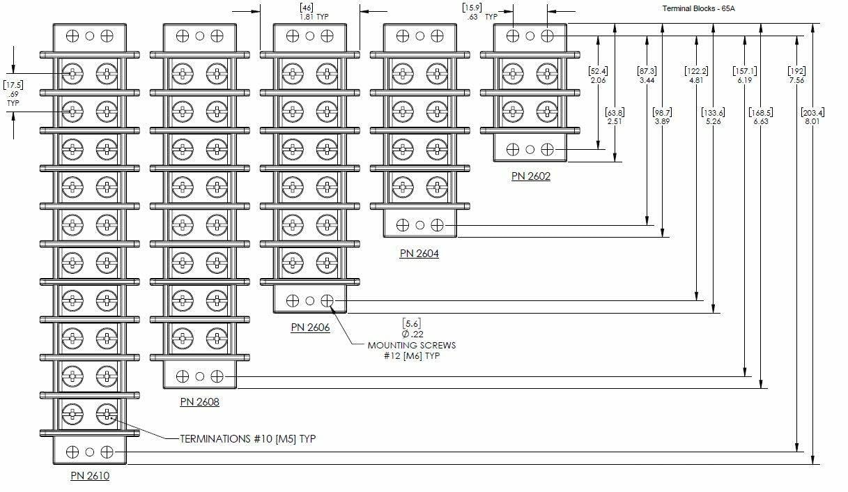Foto 2 | Bloque De Terminales Blue Sea Systems 2602 2 Circuitos 65a Beige - Venta Internacional.