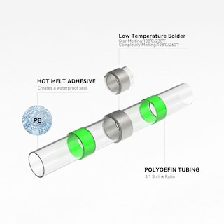 Foto 4 | Conectores De Alambre De Soldadura Hks 200 Unidades 18-16 Awg Impermeables - Venta Internacional.