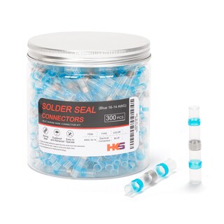 Foto 1 | Conectores De Alambre De Sellado De Soldadura Hks 300pcs 16-14 Awg Azules - Venta Internacional.