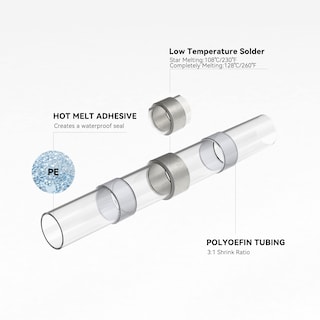 Foto 4 | Conectores De Alambre De Sellado De Soldadura Hks 200 Piezas 26-24 Awg Blancos - Venta Internacional.