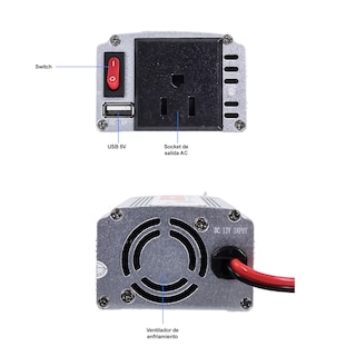 Foto 5 | Inversor de 150 W Master con Puerto USB y Clavija Tipo B El-inv150w