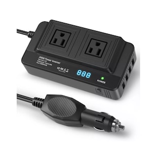 Foto 1 | Inversor de Corriente Portátil para Auto Lab.G 200w 12v a 110v Negro
