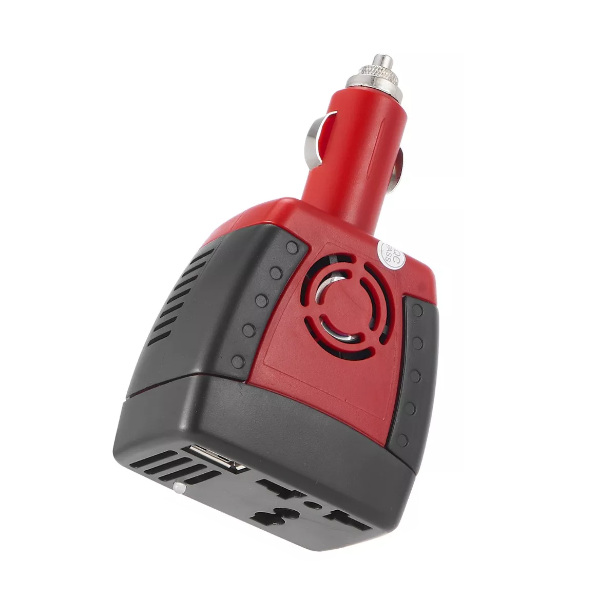 Foto 2 pulgar | Convertidor Corriente Inversor De Corriente Para Auto 110v Eo Safe Imports Esi-11007 Rojo