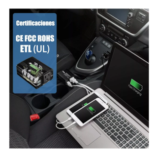 Foto 5 | Inversor de Corriente Lab.G 300 W para Auto