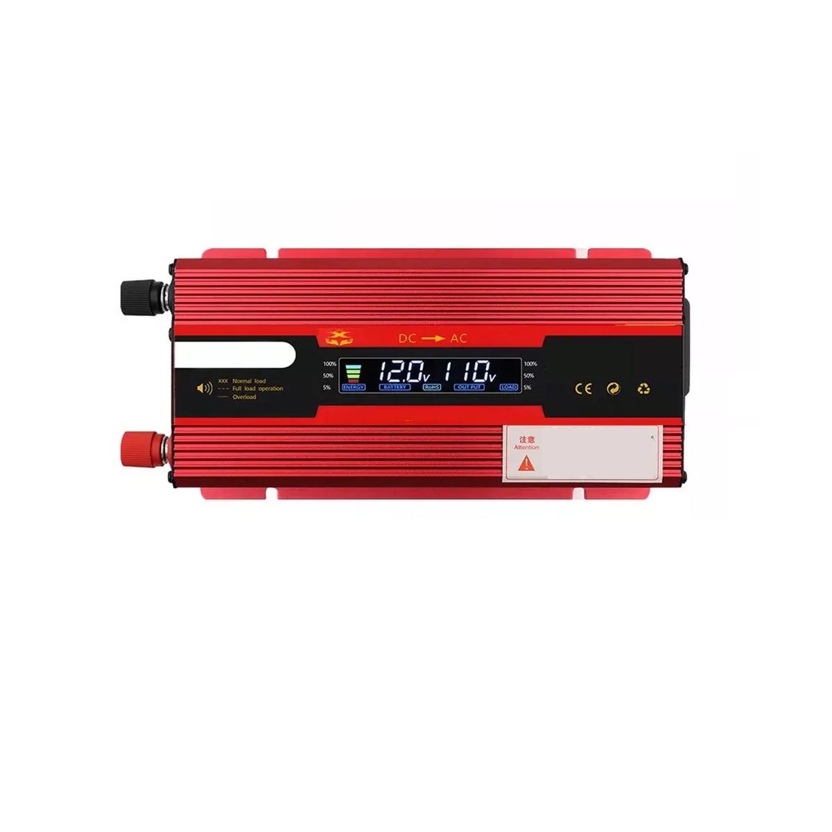 Inversor De Corriente Convertidor Para Auto Eo Safe Imports Esi-12637 Rojo $1,579