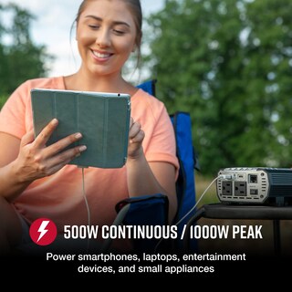 Foto 2 | Inversor De Corriente Cobra Power, Portátil, 500 W, 2 Salidas Ac, 2 Usb - Venta Internacional.