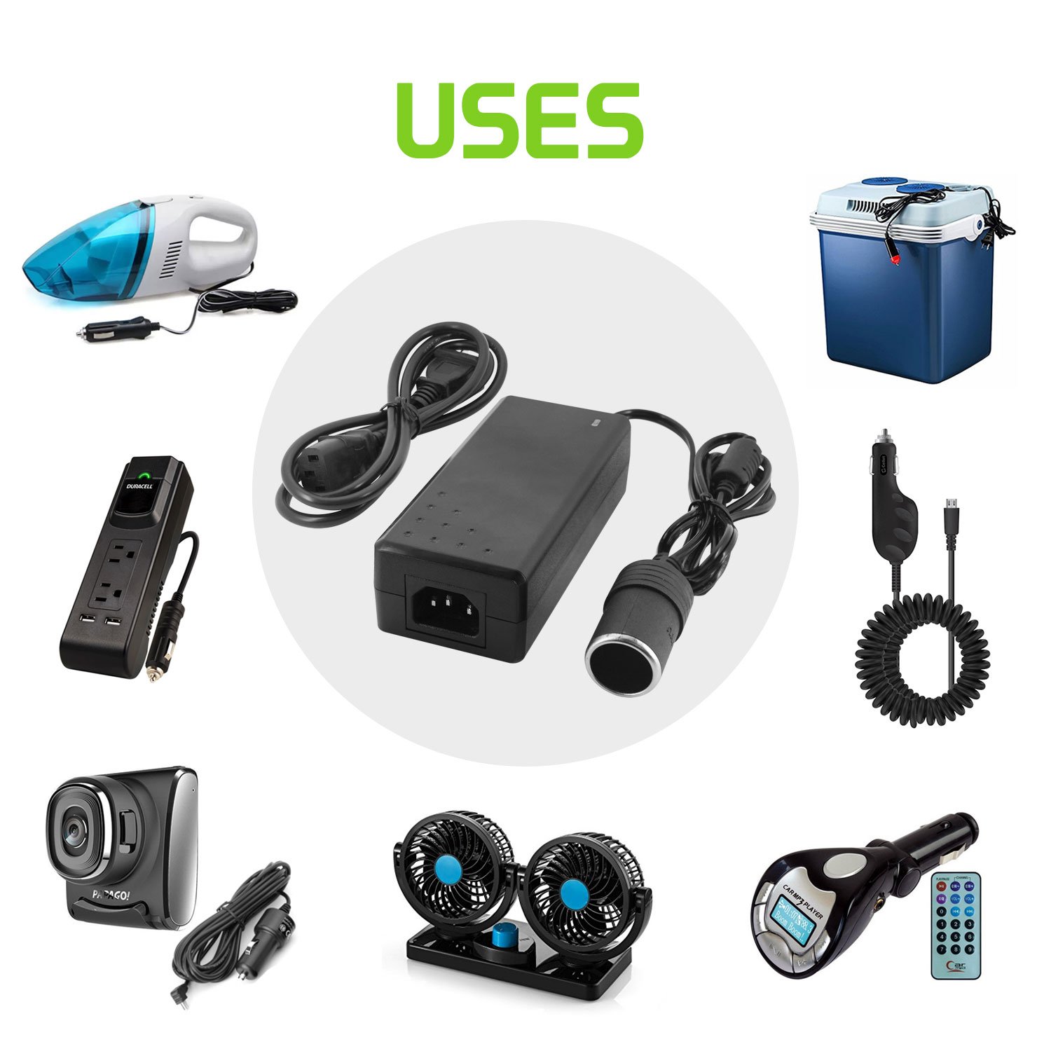 Foto 4 pulgar | Convertidor Ac A Dc 102 W 12 V de Coche - Venta Internacional
