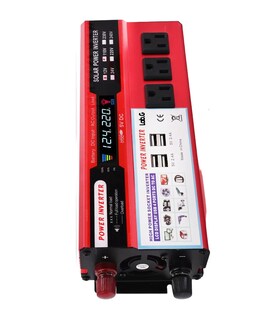 Foto 4 | Convertidor de Potencia Inversor para Auto 2000w Dc12v-a110v