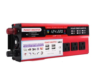 Foto 5 | Convertidor de Potencia Inversor para Auto 2000w Dc12v-a110v