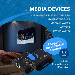 Foto 7 | Extensor Hdmi Orei 4k Sobre Ethernet Cat5/cat6/cat7 50m - Venta Internacional.